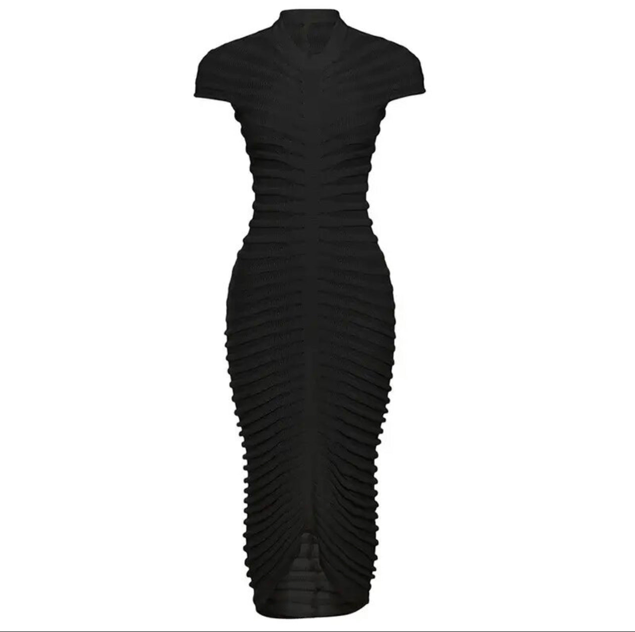 Fish Bone Maxi Dress