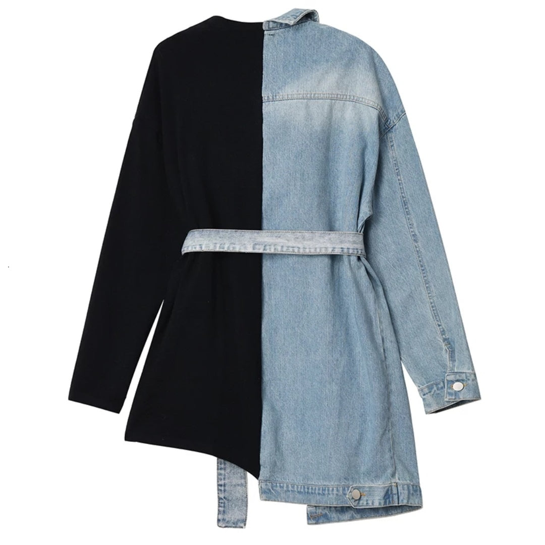 Double Sided Denim Top