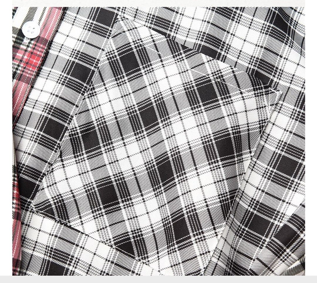Plaid On Me Shirt Dress