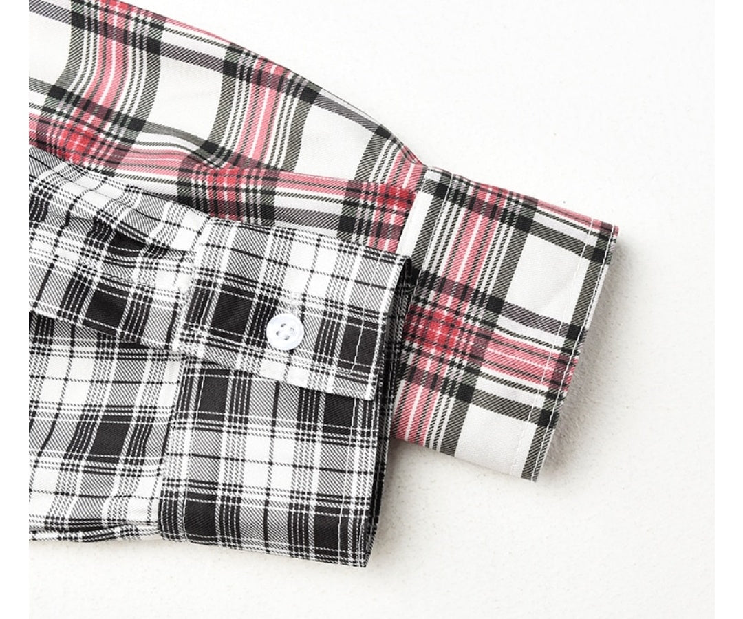 Plaid On Me Shirt Dress