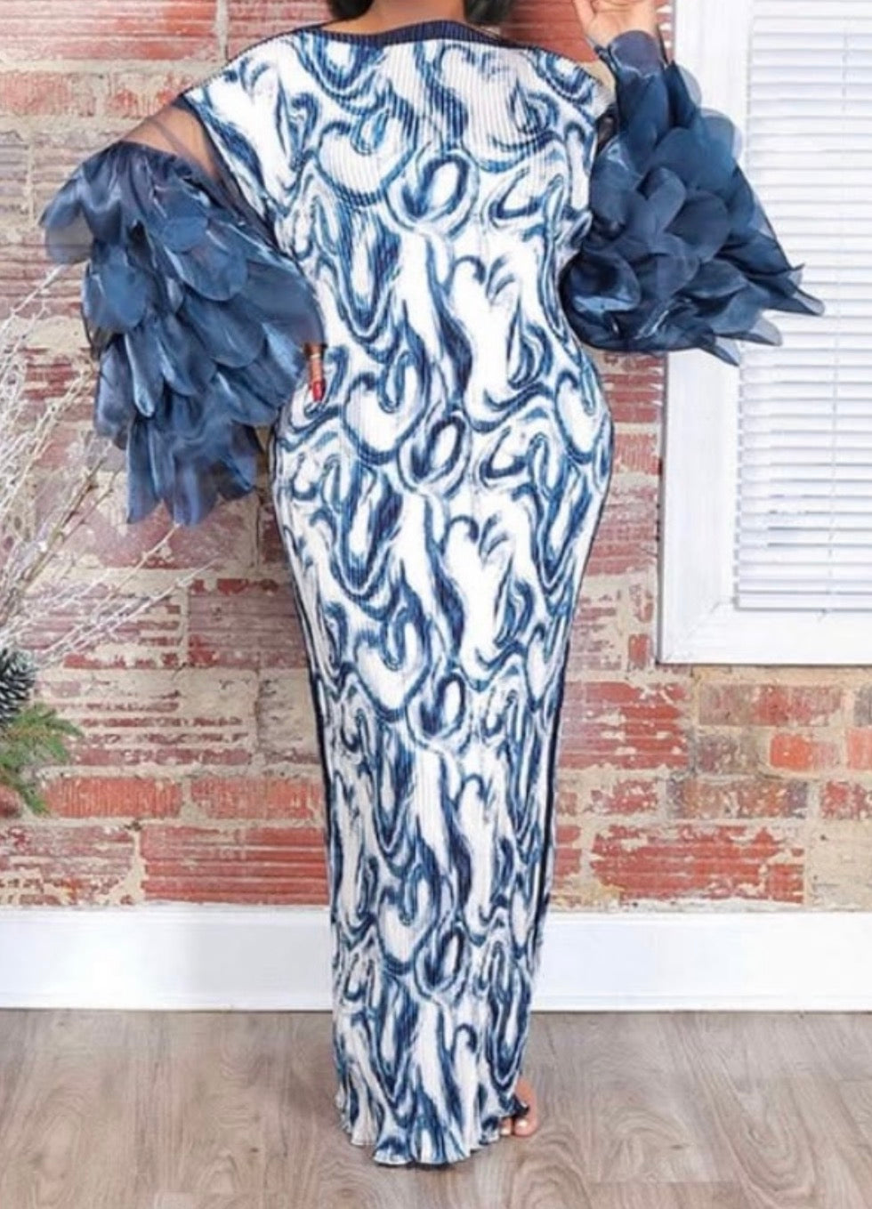 The Feather Entrance Dress