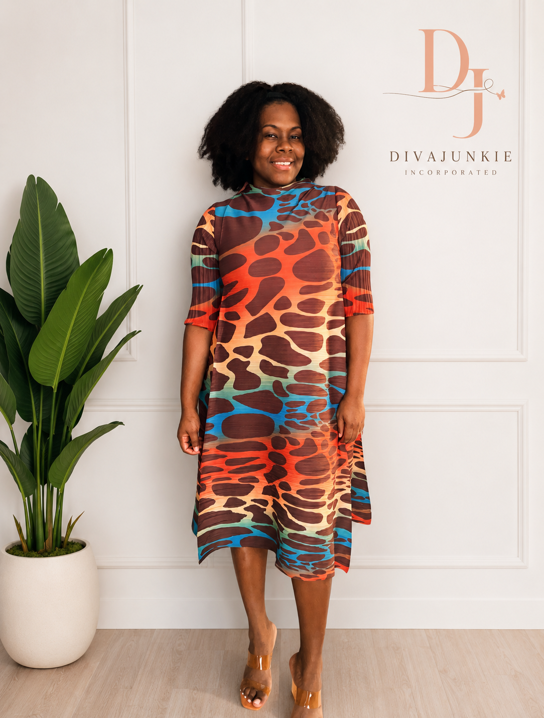 Cheetah First Lady Dress