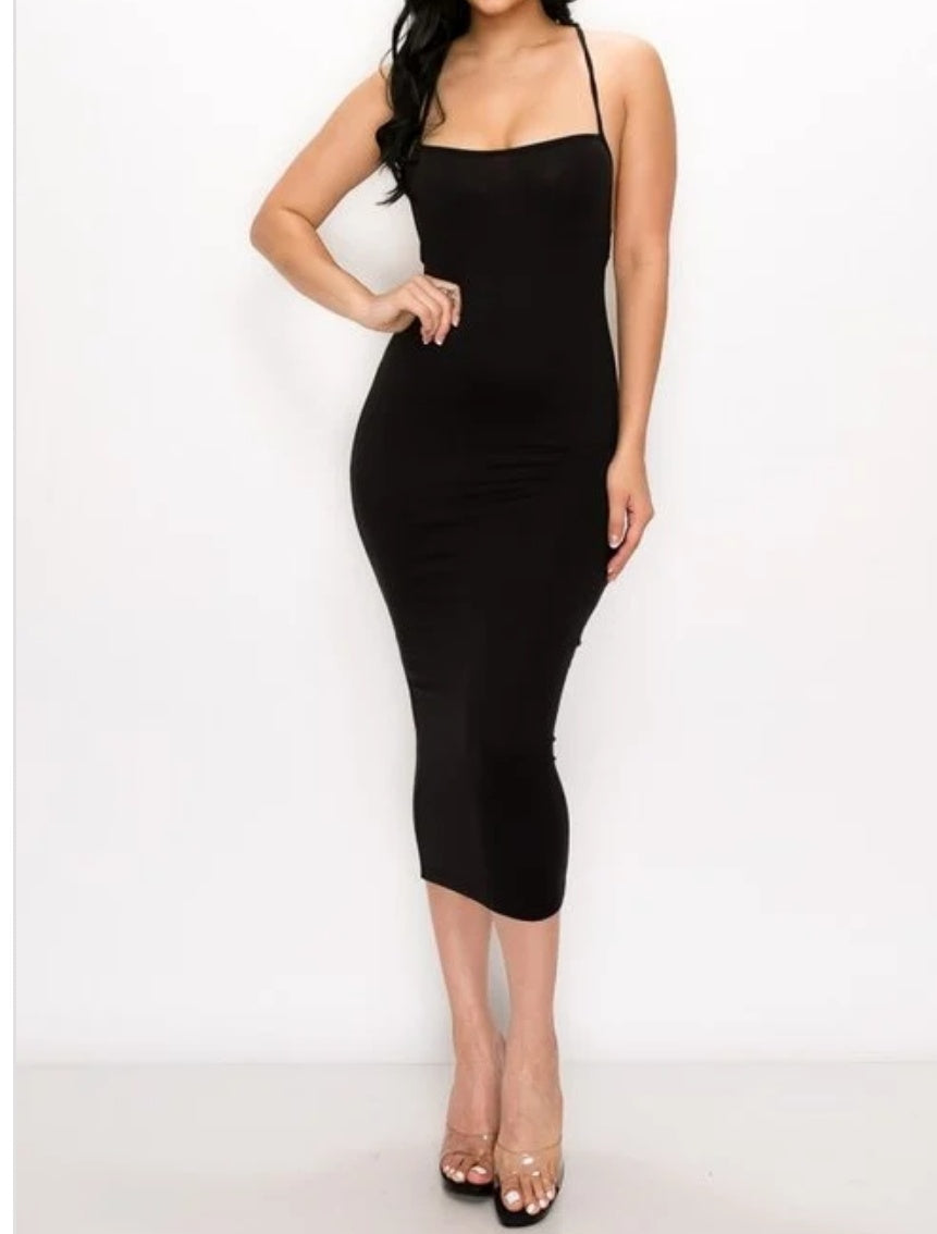 Slip and Go Midi Dress