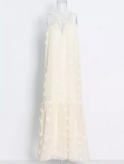 Lavish Dress ( Cream Color)